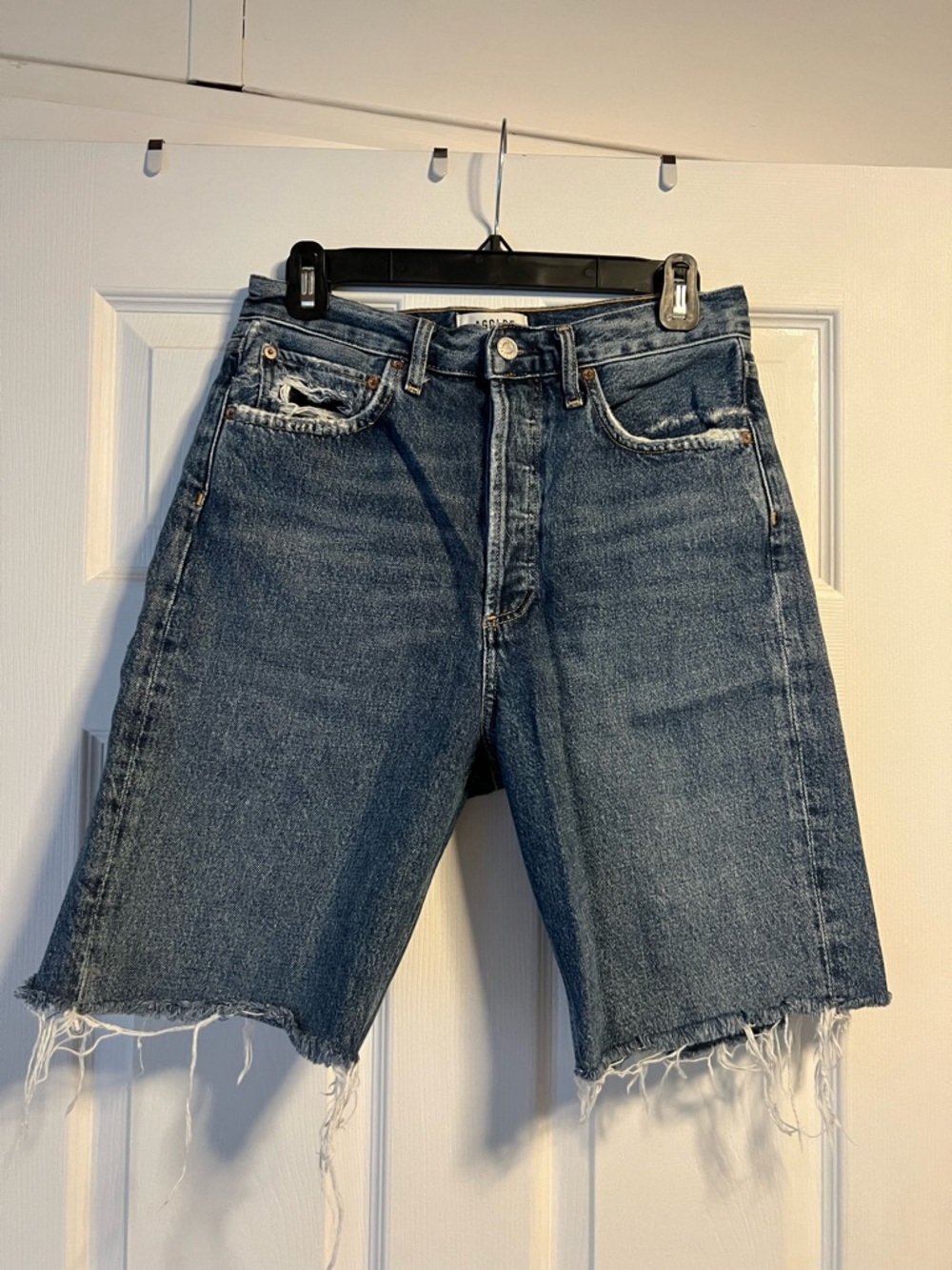 AGOLDE 90’s Mid-rise Denim Shorts (size 26)